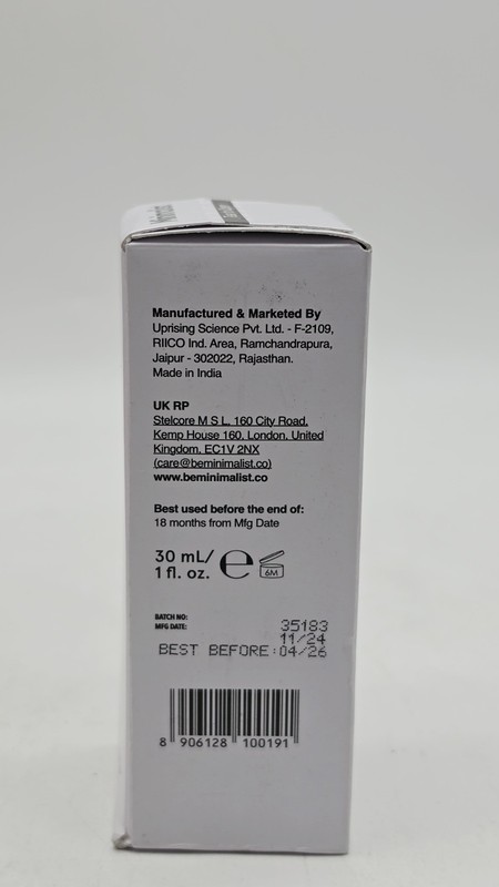 Minimalist Rosehip Oil + VC-IP Vitamin C 100% Face Serum Skin Tone 30 mL 1 Oz gallery