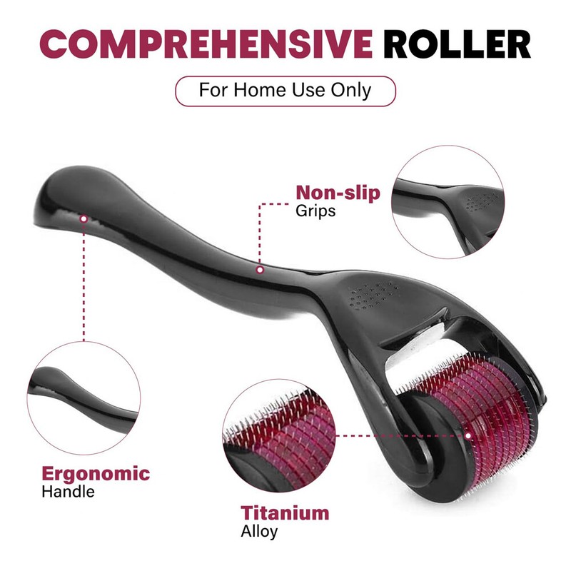 3 Pairs Derma Roller - 0.25mm & 0.50mm & 1.50mm / 540 Scar Titanium Microneedle gallery