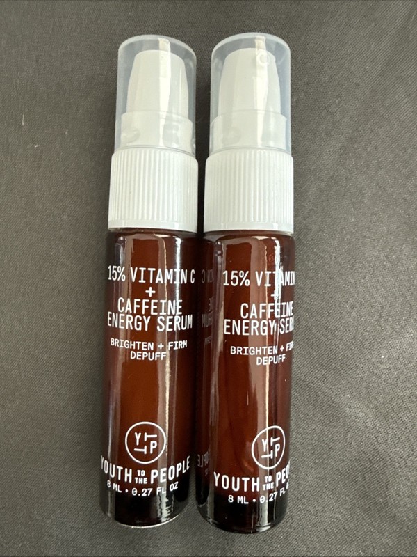 Youth to the People Facial Serum X2 15% Vitamin C + Caffeine Energy Serum 8ml