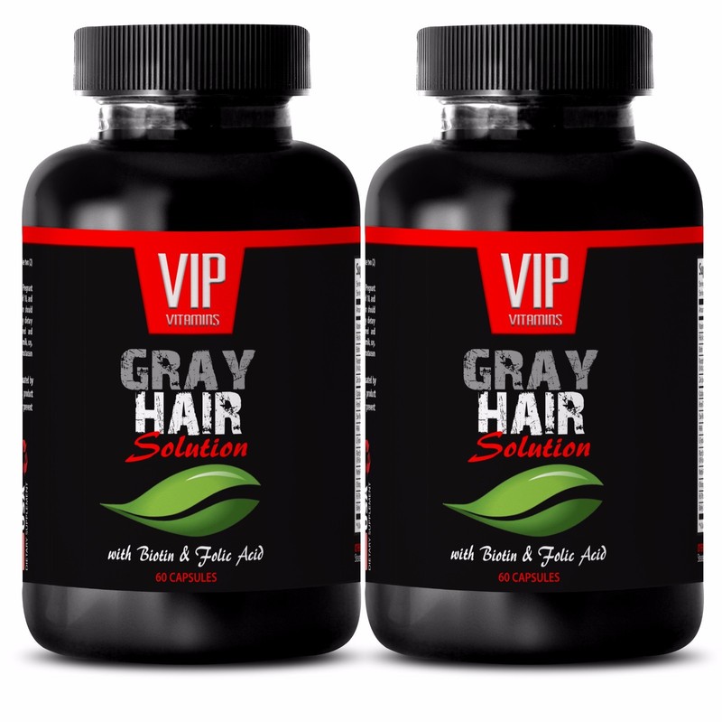 Horse tale -GRAY HAIR SOLUTION. DIETARY SUPPLEMENT – Anti gray hair care, 2B