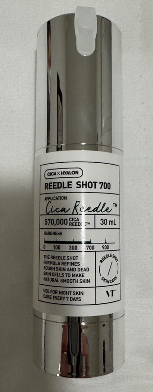 VT Cica x Hyalon Reedle Shot 700 ESSENCE 570,000 Cica Reedle 30ml Exp 12/19/2026