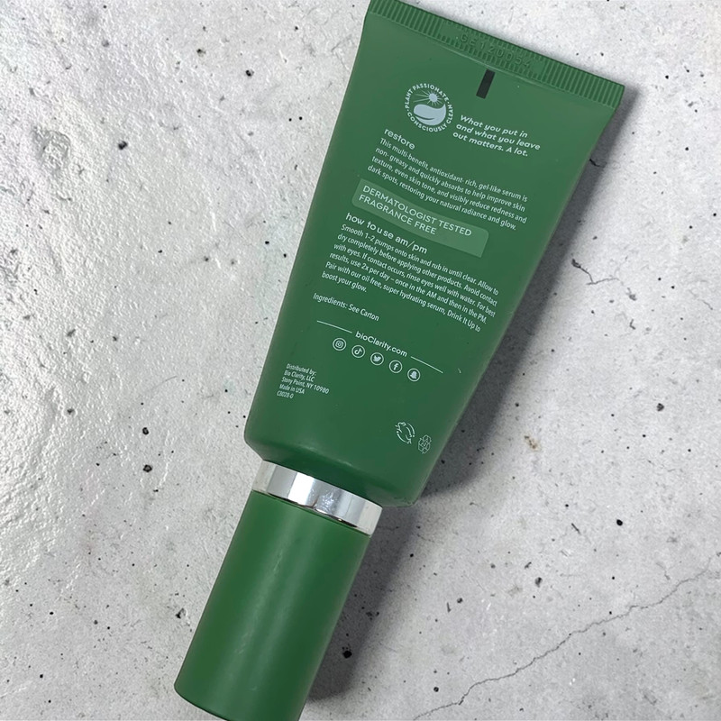 NEW bioClarity Restore Anti-Oxidant Multi Benefit Gel-Based Serum 1.75 oz NWOB gallery