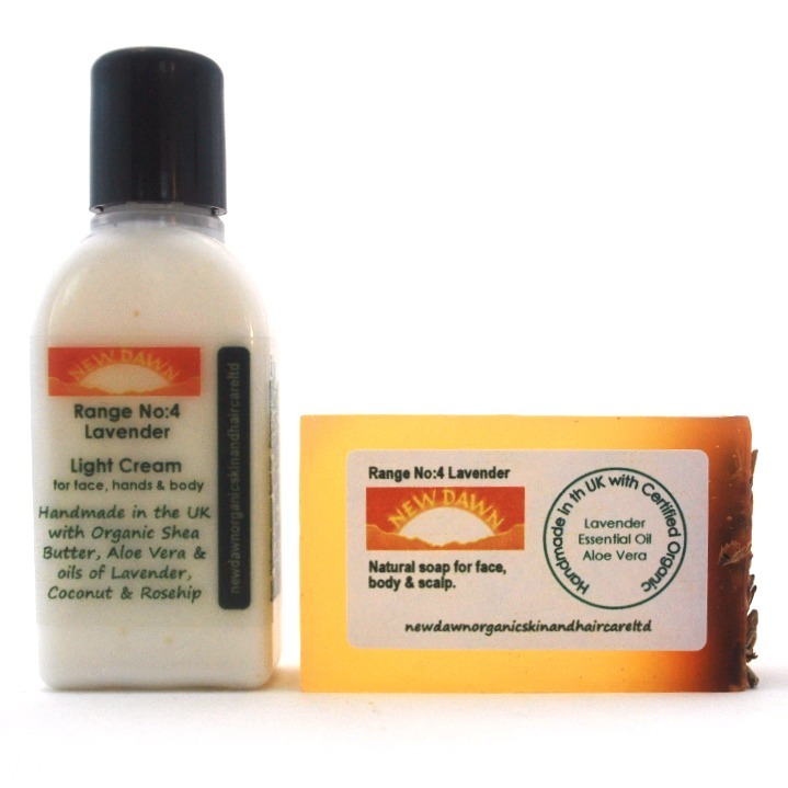 AGE / LIVER SPOT remover – Organic Soap & Cream Sample Pack for Uneven Skin Tone