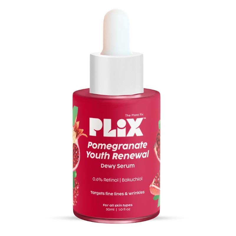 PLIX Pomegranate 0.6% Retinol & 0.2% Bakuchi Oil Night Face Serum 30ml