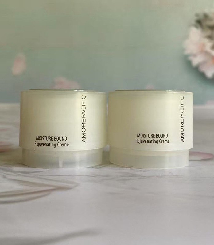 2x AMORE PACIFIC Moisture Bound Rejuvenating Cream, 3ml+8ml, 0.37oz/11ml, New