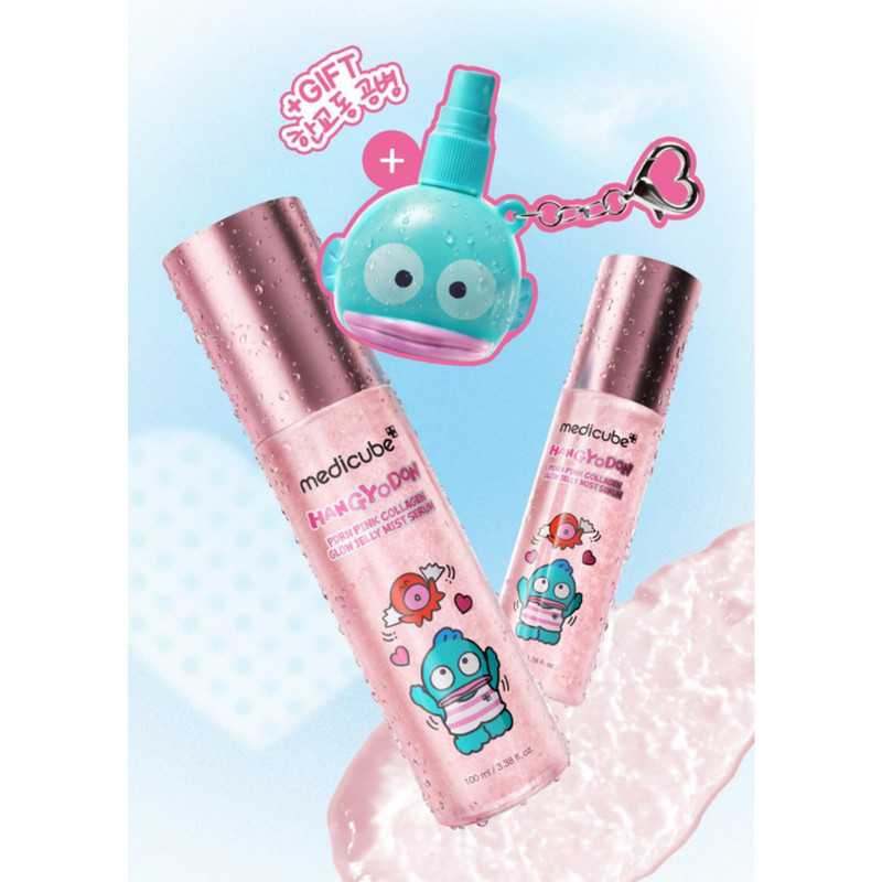 MEDICUBE PDRN Pink Collagen Glow Jelly Mist Serum 100ml*2EA HANGYODON Edition gallery