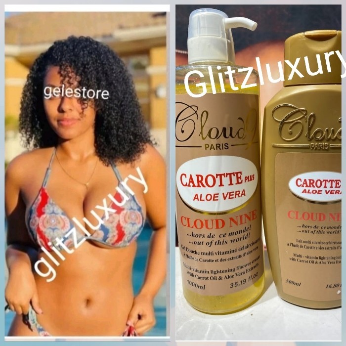 2pcs. Cloud-9 Paris multi vitamin body lotion & shower gel👌 Carotte & aloe vera