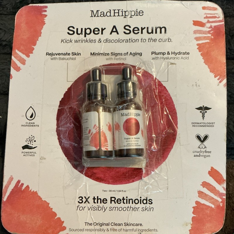 MadHippie Super A Serum 30 ml Bakuchiol Retinol Hyaluronic Vegan Cruelty-Free