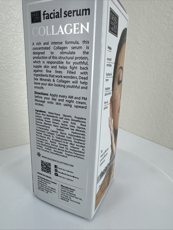 Dead Sea Collection Collagen Facial Serum 1.69oz Anti-Aging Firming Hydrating gallery