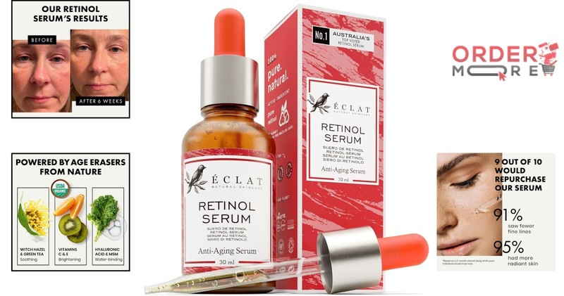 Dermatologist-Tested Retinol Serum - All-in-One Dark Spot and Wrinkle Solution gallery