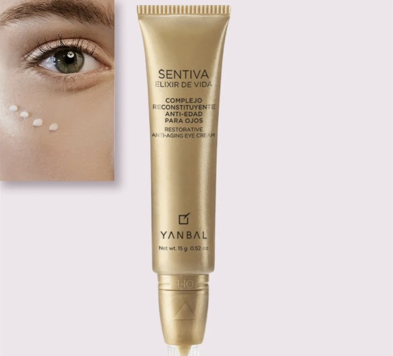 Elixir De Vida Sentiva Crema Para Ojos Antiedad Complejo Reconstituyente yanbal