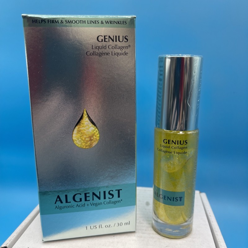 ALGENIST GENIUS Liquid Vegan Collagen 1 oz NEW AND SEALED in box