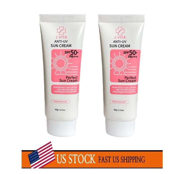 Wholesale_J.Vita Perfect Anti-UV Waterproof Sun Cream 60g x 2pcs (SPF50+ PA+++)