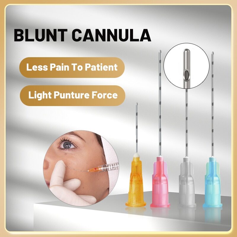 50PCS/BOX Blunt-Tip Micro Cannula/Filler/23G 50MM/25G 50MM/27G 50MM/25G 38MM USA gallery