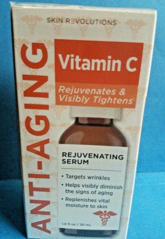 Skin Revolutions Anti-Aging Vitamin C Rejuvenatin Serum, 1 fl oz SEALED NEW