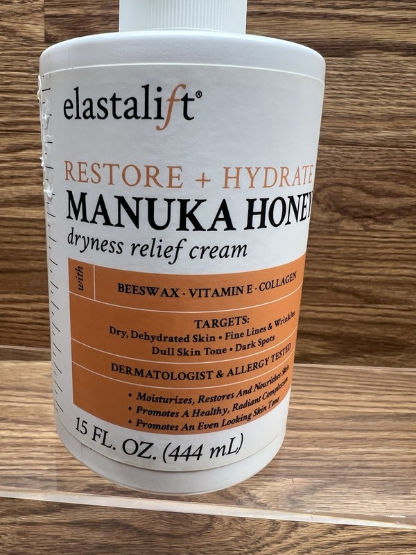 Elastalift Manuka Honey Cream Face Moisturizer & Body Butter Lotion For Dry S... gallery