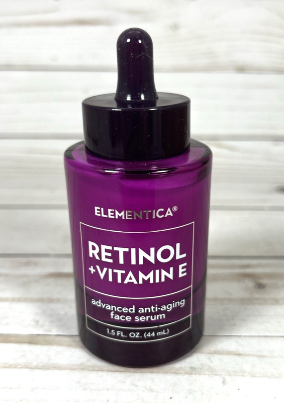 Elementica Retinol + Vitamin E Advanced Anti-Aging Face Serum 1.5oz