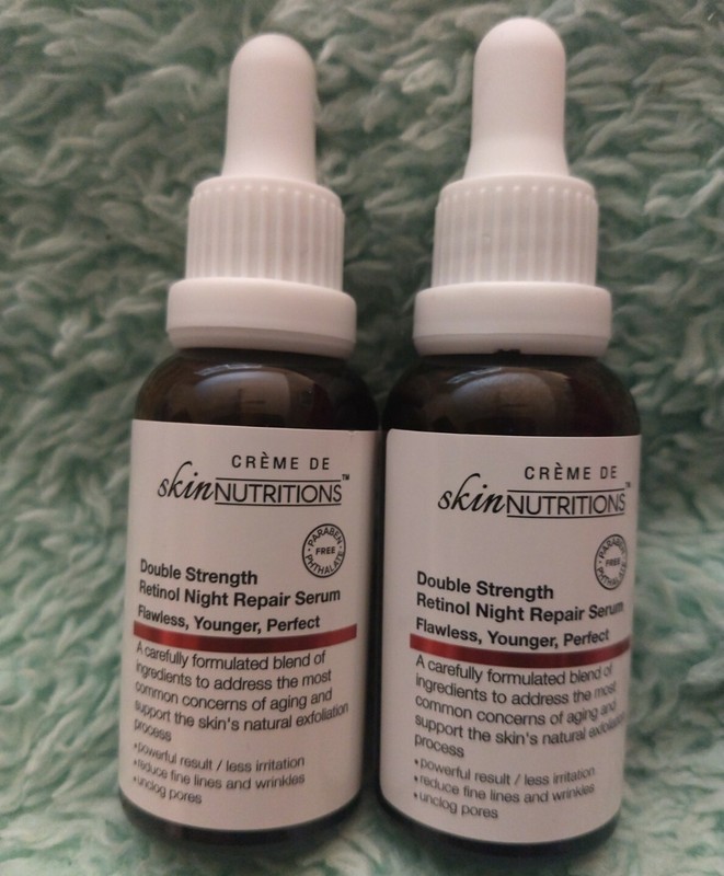 CREME DE SKIN NUTRITIONS / DOUBLE STRENGTH / RETINOL NIGHT REPAIR SERUM/ 2 pack