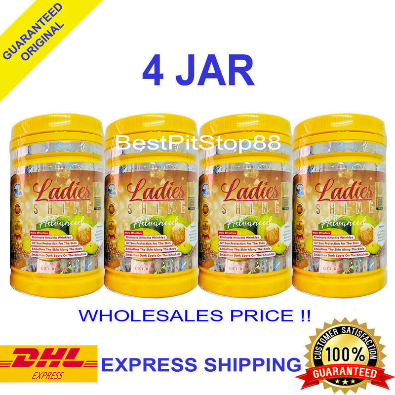 4 X Phyto Gluta Ladies Shine L-Glutathione 15X PRO Skin White DHL Express