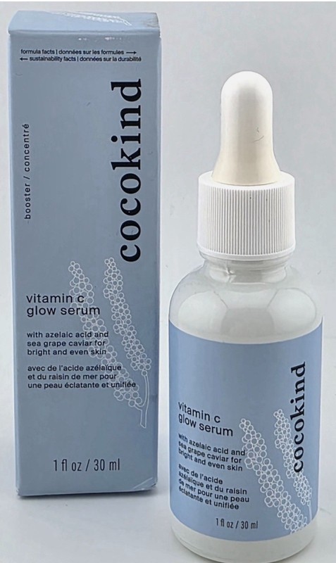 Vitamin C Glow Serum-Cocokind-1 fl.oz/30mL Brightens & Evens Skin Tone
