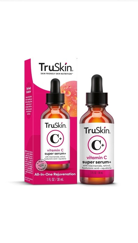 BUY3GET1 FREE TruSkin Vitamin C Anti Aging Facial Super Serum Dark Spot Fade 1oz