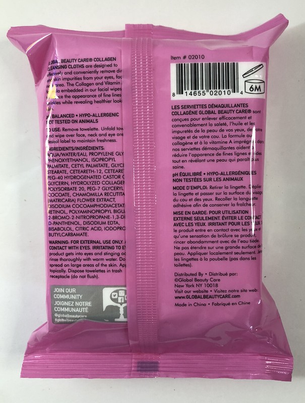 Anti Aging Collagen Makeup Wipes Cleansing Cloth Wipes gallery