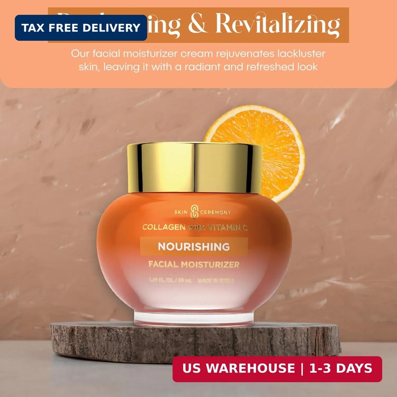 Collagen & Vitamin C Moisturizer - Brightens Skin, Reduces Fine Lines & Wrinkles gallery