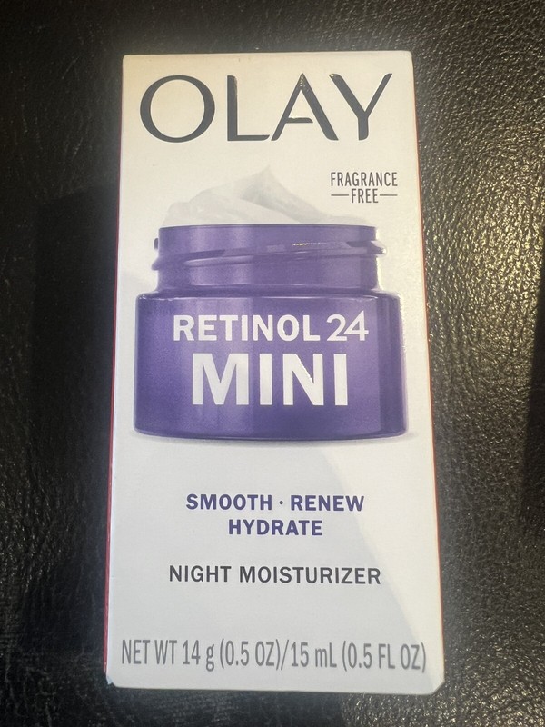 Olay Regenerist Retinol 24 Night Moisturizer Fragrance Free 0.5oz / 14g New