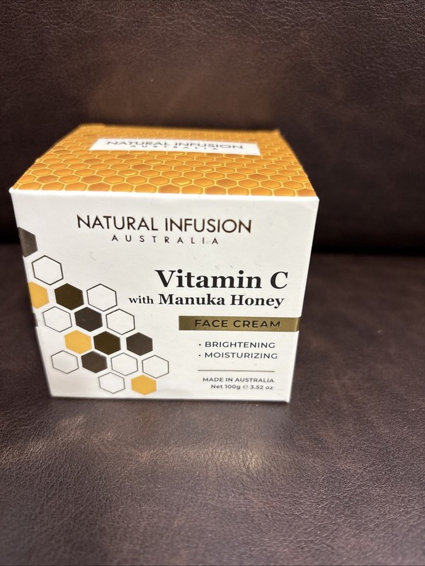 Natural Infusion Vitamin C with Manuka Honey Face Cream 3.38 fl oz/100 mL