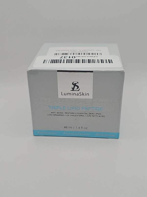 LuminaSkin Triple Lipid Peptide Anti Aging Restore Essential Skin Lipids Cream