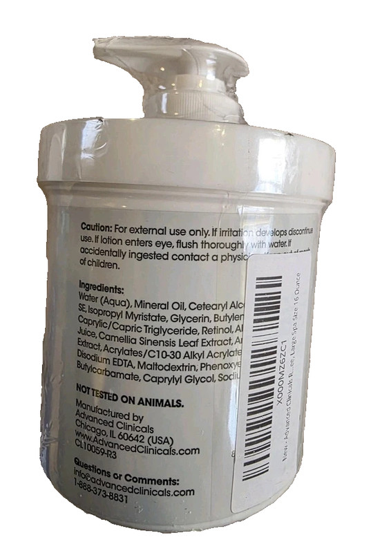 Retinol, Advanced Firming Cream, 16 oz : Aging / Dullness Uneven Skin - SEALED!! gallery