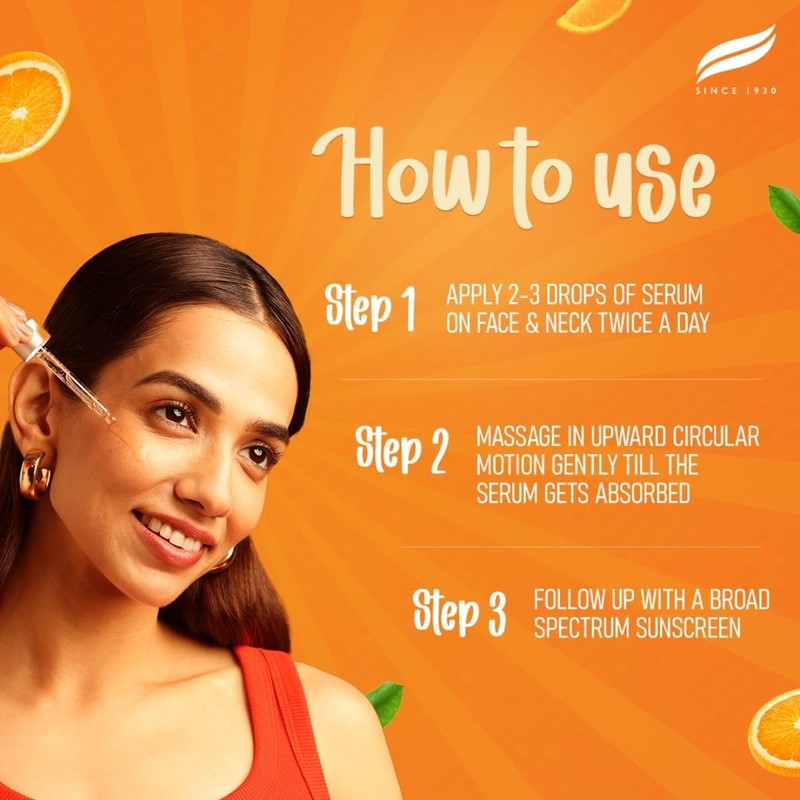 Vitamin C Orange Face Serum Niacinamide & Hyaluronic Acid Anti Aging Bright Skin gallery