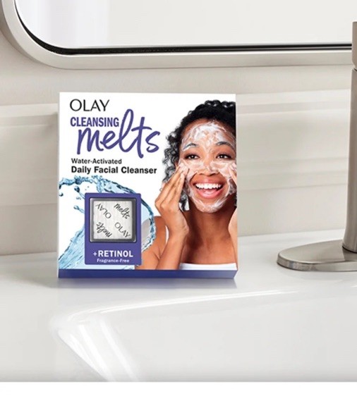 NEW Olay Cleansing Melts + Retinol Water-Activated Daily Facial Cleansers 32 gallery