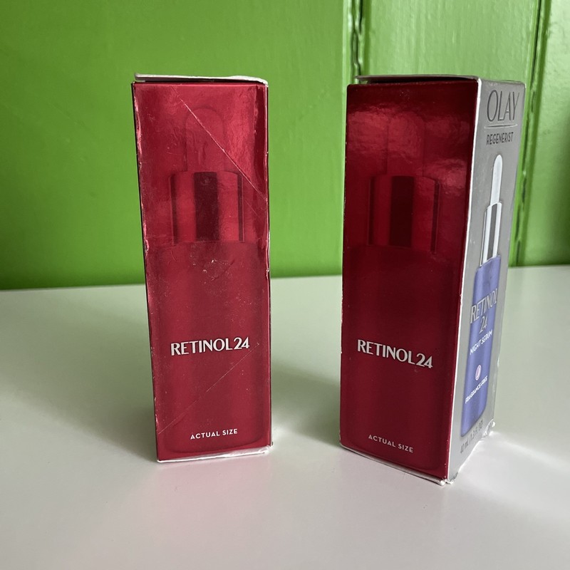 2 PACK - NEW DAMAGE BOX lay Retinol 24 Night Smoothing Serum Fragrance Free gallery