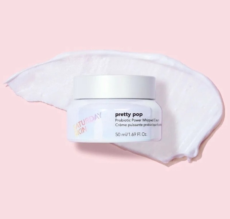 Saturday Skin Pretty Pop Probiotic Powder Whipped Cream 1.69 fl oz Moisturizer