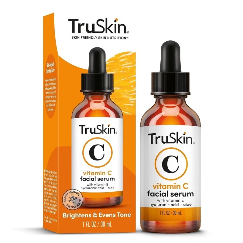 TruSkin Vitamin C Facial Serum 1 oz – Brightening Anti Aging Face Serum