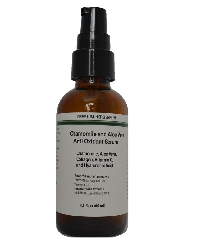 Chamomile and Aloe Vera,Vitamin C,Hyaluronic Acid Anti Oxidant Serum 2.3 oz