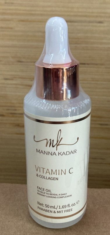 Manna Kadar MK Vitamin C & Collagen Face Oil 1.69 oz. Exp:10•25•2027 New/Sealed.