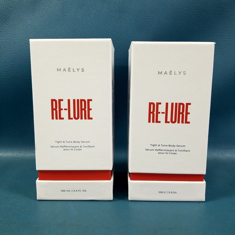 2 New Sealed MAËLYS RE-LURE 3.5oz Tight & Tone Body Serums