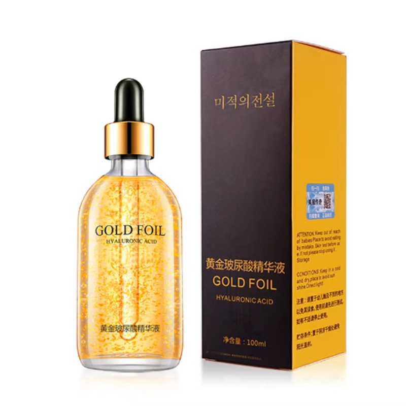 24K Gold Hyaluronic Acid Face Serum for Anti-Aging and Skin Brightening Ginseng