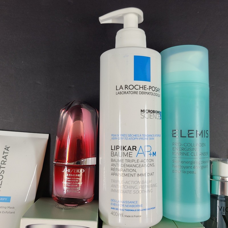 18 Pc Bundle Skincare LaRoche Elemis Clarins Clinique Caudalie Shiseido + $580 gallery