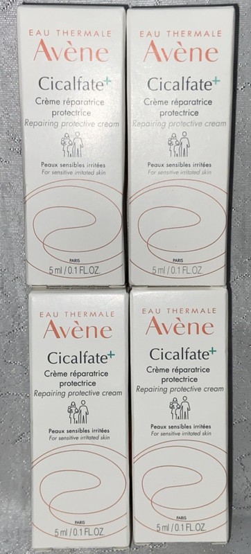 4 Avene Cicalfate+ Repairing Protective Cream .1 oz. each NIB .4oz Lot