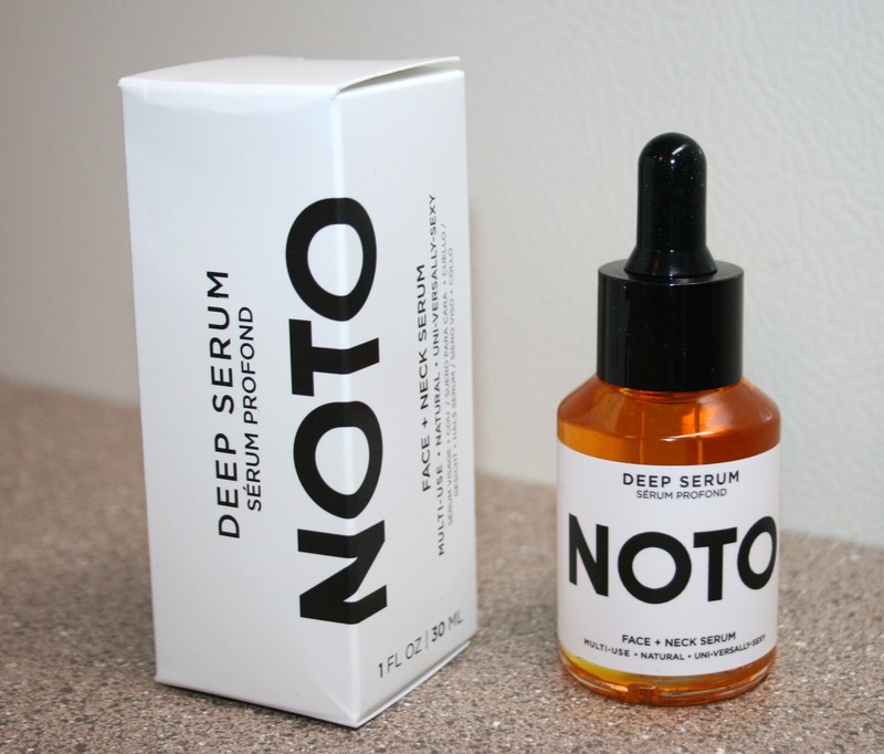 NOTO Deep Serum Face & Neck Serum Profond 1oz / 30mL Full Size Vegan