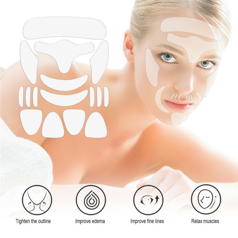 16Pack Soft Anti Wrinkle Silicone Sticker Face Forehead Neck Eye Pad Patches t gallery
