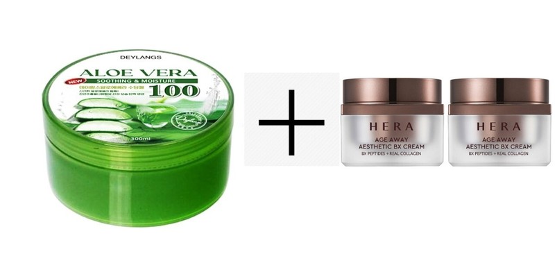 HERA Age Away Aesthetic BX Cream 25ml+25ml +Soothing Gel 300ml K-Beauty(~2027)