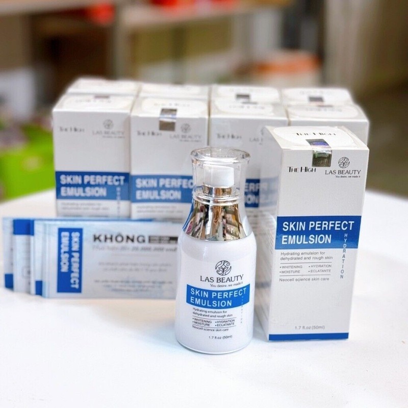 ORIGINAL Las Beauty Skin Perfect Emulsion 50ml - Sữa Dưỡng Rong Nho EXP 2027 gallery