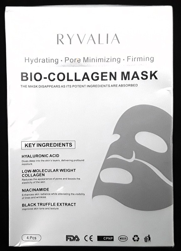 RYVALIA Bio-Collagen Mask Hydrating, Pour Minimizing And Firming