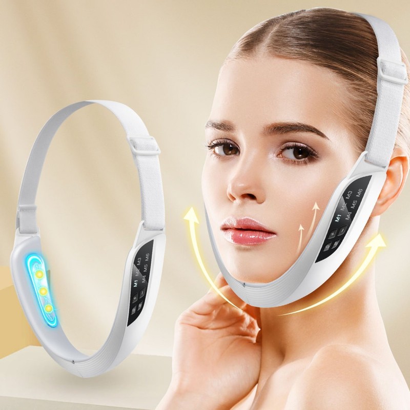 Facial Lifting Device LED Photon Therapy Face Slimming Massager V-Line Machine gallery