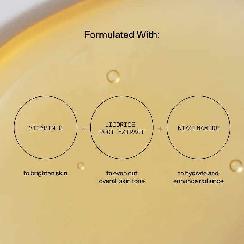 VERSED Weekend Glow Brightening Serum ~ Vitamin C + Licorice Root ~ 1 Fl Oz 30mL gallery