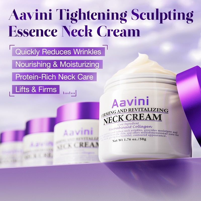 3 Pack Aavini Neck Cream 3x50g – Firming, Anti-Wrinkle & Brightening Serum gallery
